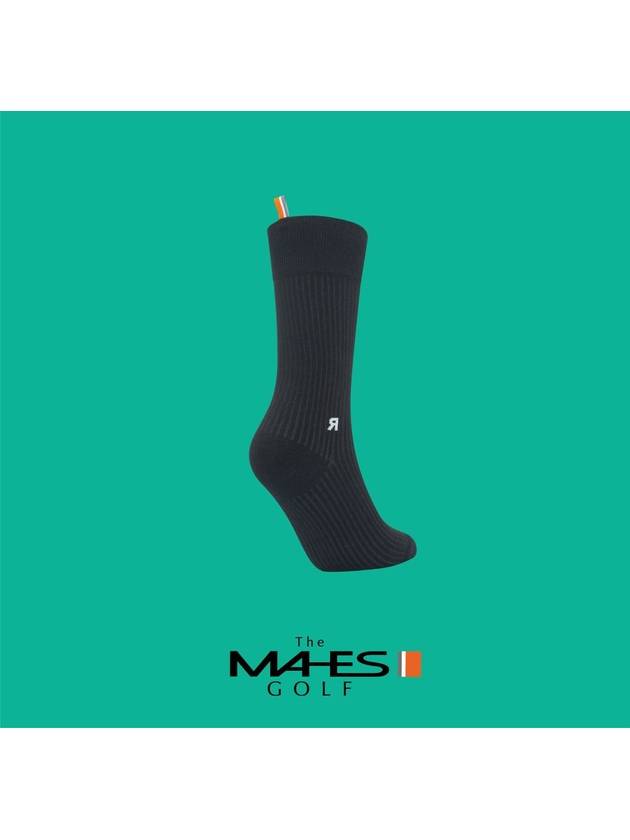 Women's Socks Black Orange Label Middle Socks ASOW 287 - MAHES - BALAAN 3