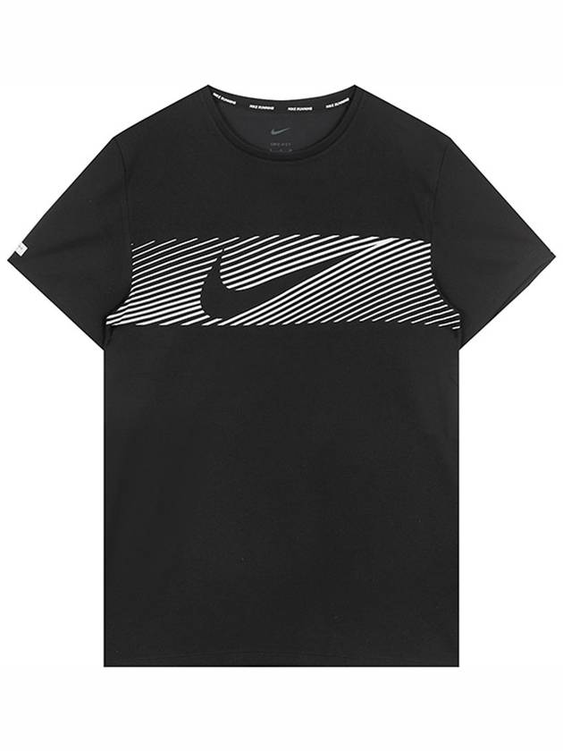 Genuine Flash Dry Fit UV Mylar SS Running Top FN3052 010 - NIKE - BALAAN 1