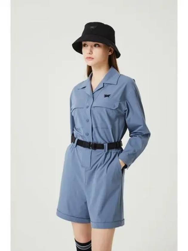 Women s Collar Long Sleeve Jumpsuit PHFCW160633 Domestic Product GQ4V23081057581 - PXG - BALAAN 1