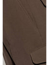 Flap Pocket Bermuda Shorts Brown - AMI - BALAAN 4