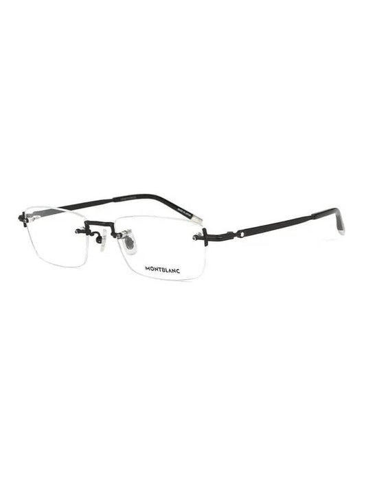 Eyewear Rimless Titanium Eyeglasses Black - MONTBLANC - BALAAN 2