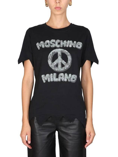 FLINSTONES Print T-shirt 079760411555 B0040189626 - MOSCHINO - BALAAN 1