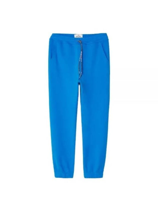 Logo Classic Drawstring Cotton Track Pants Blue - VIVIENNE WESTWOOD - BALAAN 1