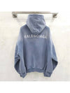 Lux You L Logo Medium Fit Hood Fade Blue - BALENCIAGA - BALAAN 2