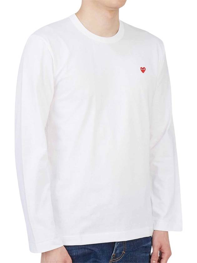 Mini Red Heart Waffen AZ T308 051 2 Men's Long Sleeve TShirt - COMME DES GARCONS - BALAAN 3