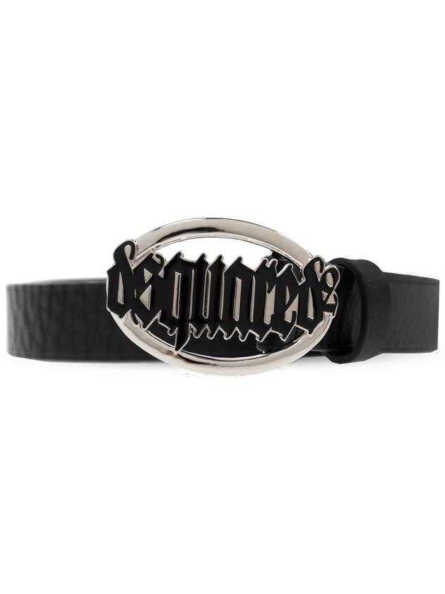 Dsquared2 Leather Belt, Women's, Black - DSQUARED2 - BALAAN 1