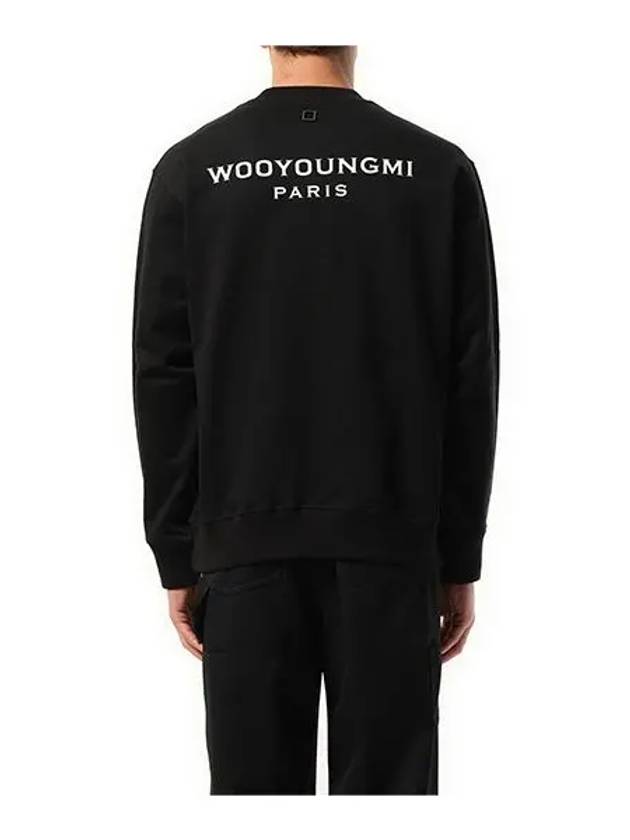 Back Logo Sweatshirt Black - WOOYOUNGMI - BALAAN 3