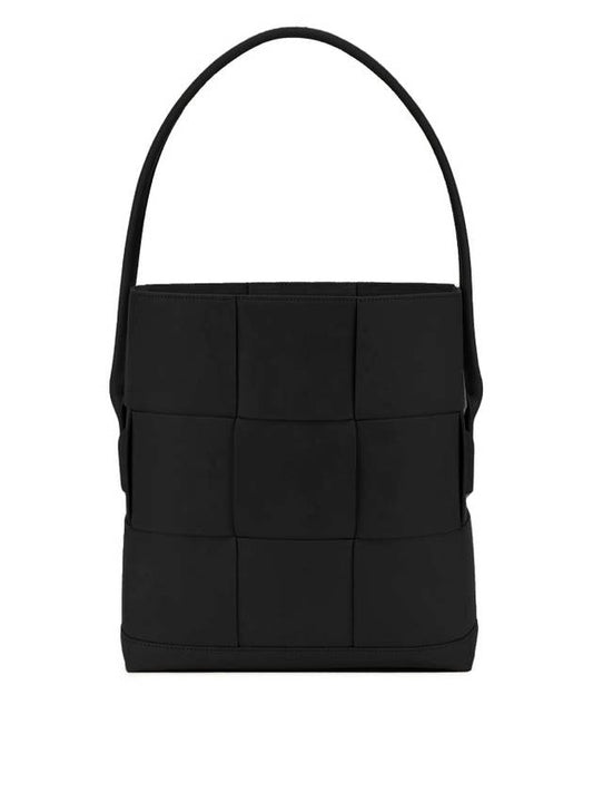 Arco Vertical Large Calfskin Tote Bag Black - BOTTEGA VENETA - BALAAN 2