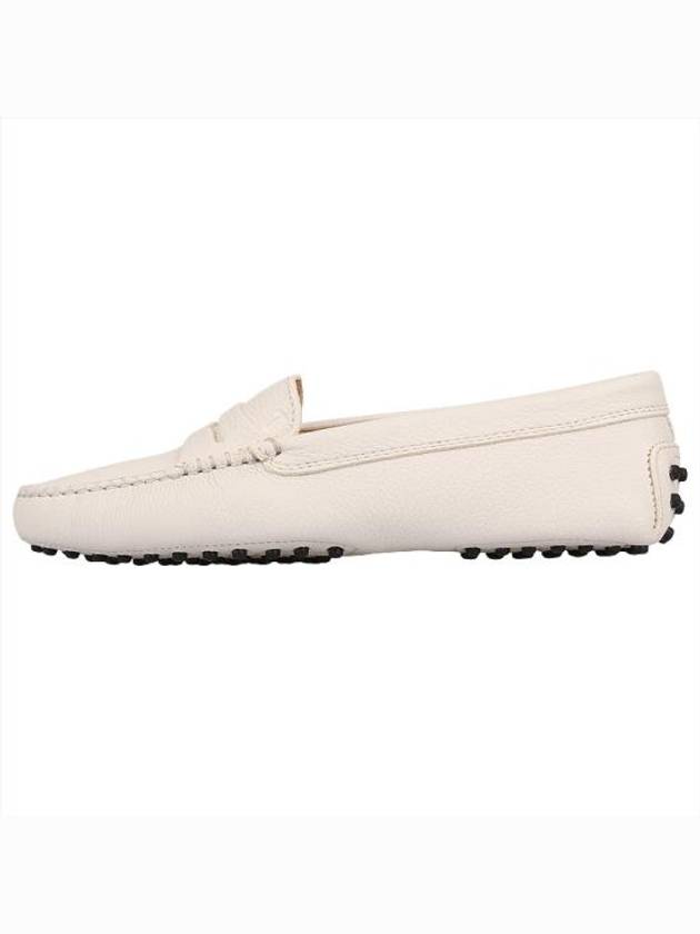 Women's Gommino Leather Driving Shoes White - TOD'S - BALAAN 4