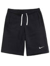 Swoosh Fleece Shorts Black - NIKE - BALAAN 3