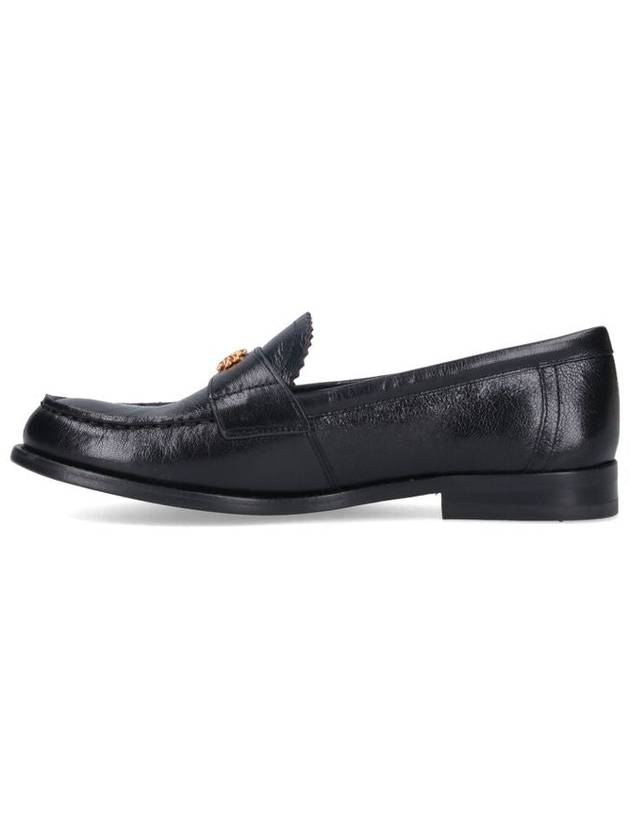 Logo Plaque Perry Loafers Black - TORY BURCH - BALAAN 4