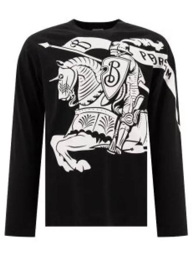 EKD Long Sleeve T-Shirt Black - BURBERRY - BALAAN 2