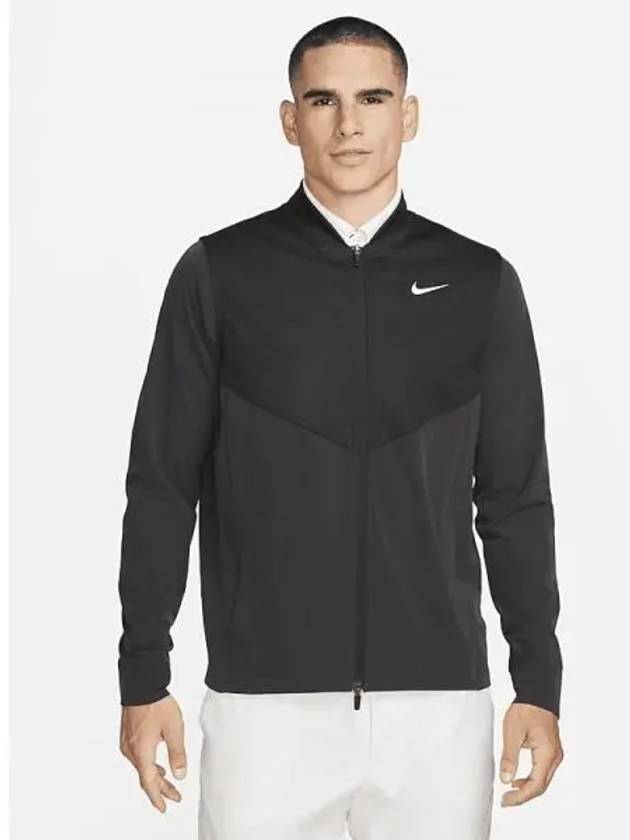 Men's Tour Essential Golf Jacket Black - NIKE - BALAAN 1