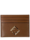 FF Diamond Card Wallet Brown - FENDI - BALAAN 2