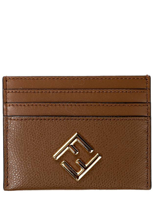 FF Diamond Card Wallet Brown - FENDI - BALAAN 2