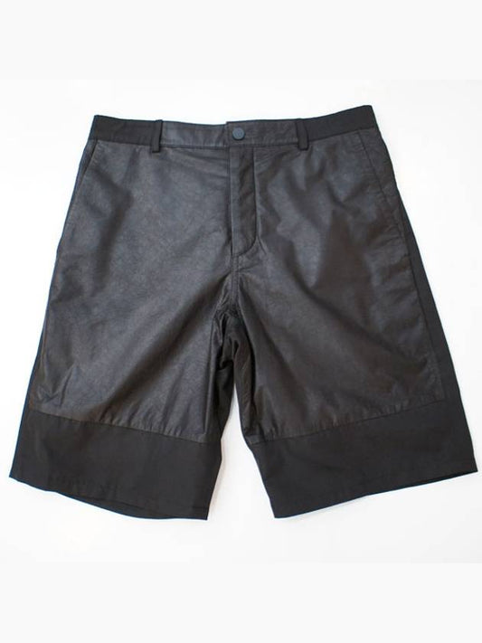 Leather Nylon Combo Shorts - ALEXANDER WANG - BALAAN 1