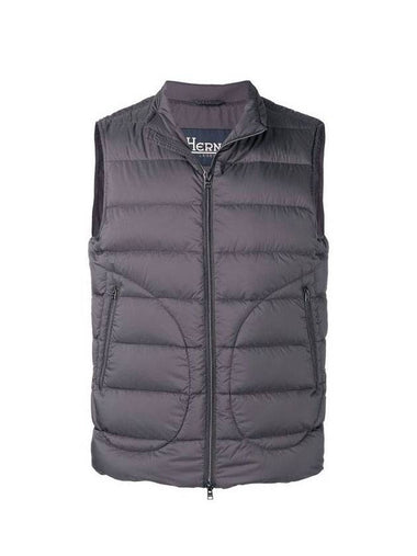 Down Padded Vest Bluegrey - HERNO - BALAAN 1