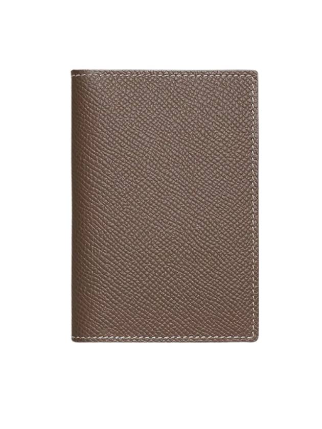 MC² Euclide Card Holder Epsom Etoupe Brown - HERMES - BALAAN 1