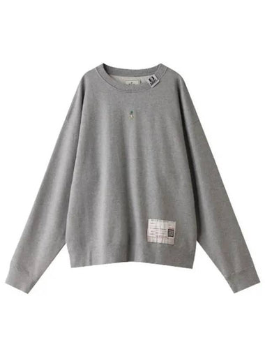 A13PO652 Gray Duck Embroidery Sweatshirt - MIHARA YASUHIRO - BALAAN 1