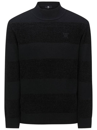 Official MEN KNIT BLOCK HIGH NECK SWEATER BK - ANEWGOLF - BALAAN 1