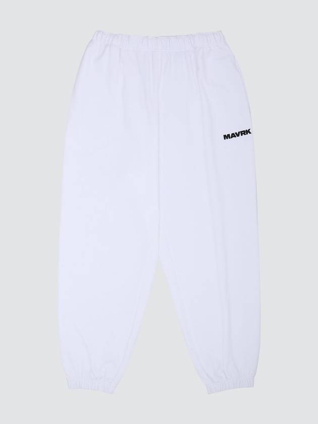 Origin Wide Sweat Jogger Pants White - MAVRK - BALAAN 2