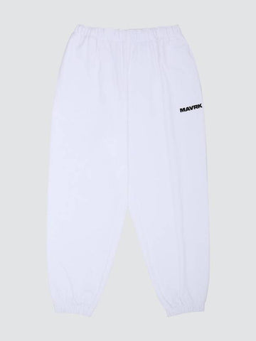 Origin Wide Sweat Jogger Pants White - MAVRK - BALAAN 1