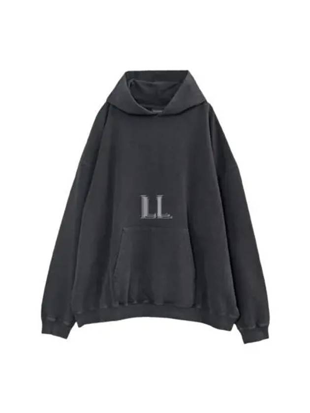 Back Logo Hooded Top Black - BALENCIAGA - BALAAN 2