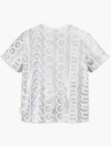 Icon Monogram Baby Tee_Silver Bright White (2F3RTP006C17-113) - MARC JACOBS - BALAAN 2