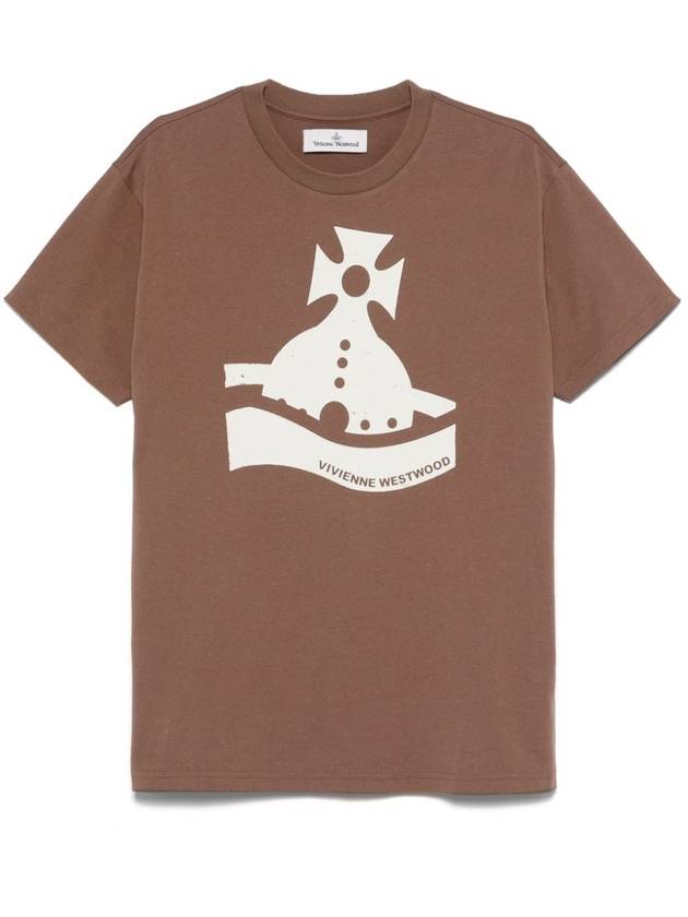 Vivienne Westwood T-shirts and Polos Brown - VIVIENNE WESTWOOD - BALAAN 1