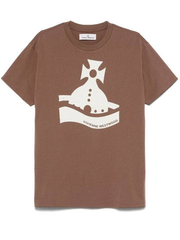 Vivienne Westwood T-shirts and Polos Brown - VIVIENNE WESTWOOD - BALAAN 1