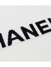 logo white muffler - CHANEL - BALAAN 2