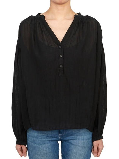 Women's Nipoa Blouse Black - VANESSA BRUNO - BALAAN 2