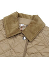 Diamond Quilted Nylon Jacket Beige - BURBERRY - BALAAN 9