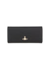 5104007BU S000B N401 Vegan Biogreen Saffiano Long Wallet - VIVIENNE WESTWOOD - BALAAN 2