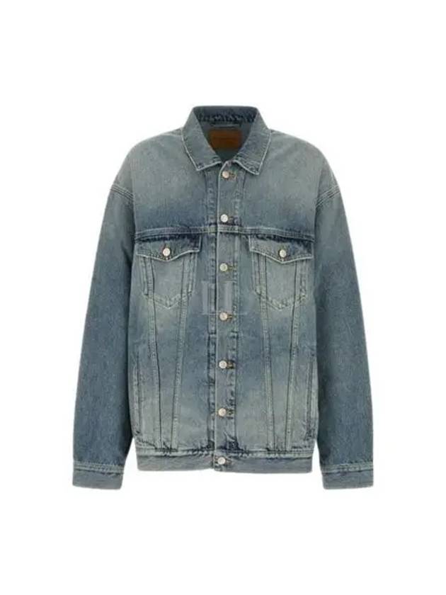 Oversized Fit Denim Jacket Blue - BALENCIAGA - BALAAN 2