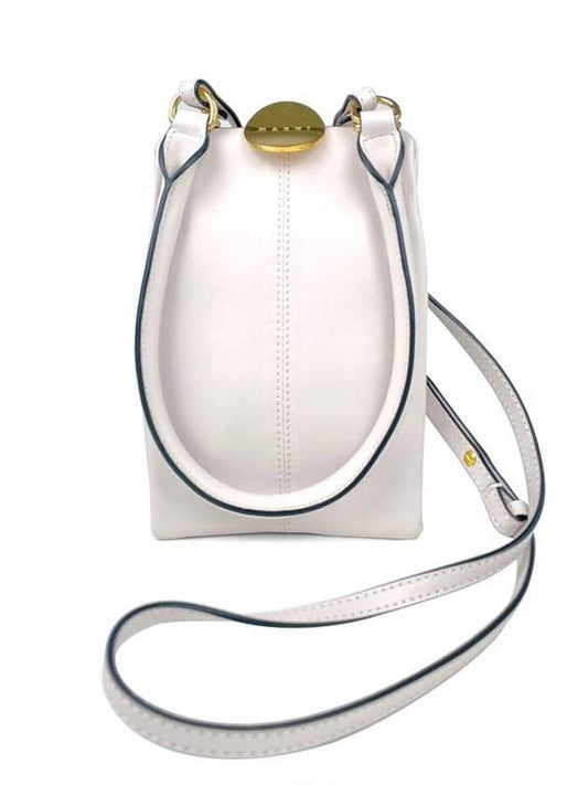 Women's Flat Queen Tote Cross Bag White - MARNI - BALAAN 1