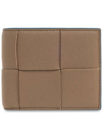 Bottega Veneta Leather Folding Wallet, Men's, Brown - BOTTEGA VENETA - BALAAN 1