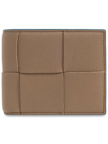 Bottega Veneta Leather Folding Wallet, Men's, Brown - BOTTEGA VENETA - BALAAN 1