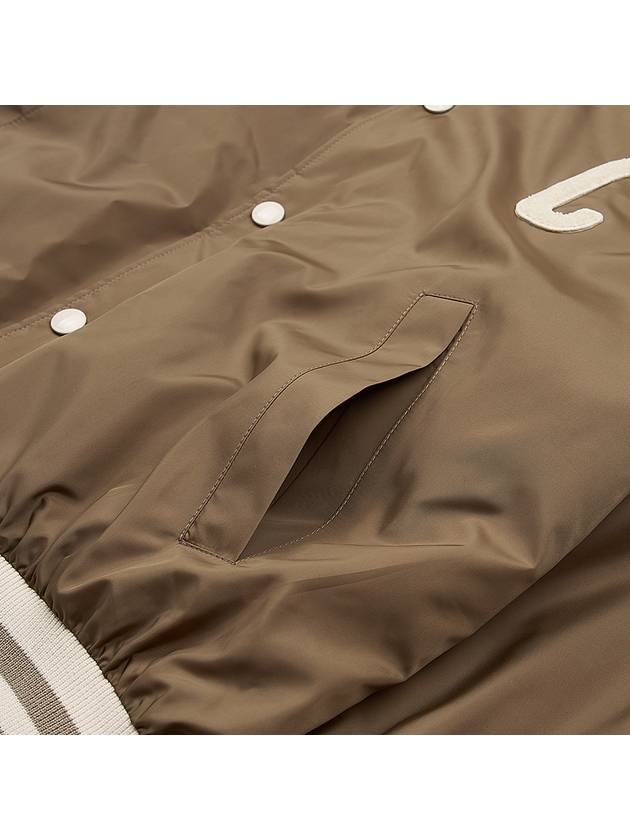 lightweight nylon Paris teddy jacket caramel - CELINE - BALAAN 10