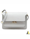 Saffiano Trunk Medium Shoulder Bag Light Grey - MARNI - BALAAN 2