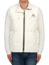 Logo Montreal Padded Vest White - MOOSE KNUCKLES - BALAAN 5