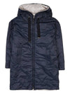 Women's Cezanne Reversible Water Repellant Canvas Padding Midnight Blue - MAX MARA - BALAAN 3