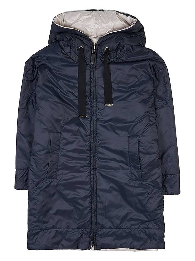 Women's Cezanne Reversible Water Repellant Canvas Padding Midnight Blue - MAX MARA - BALAAN 3