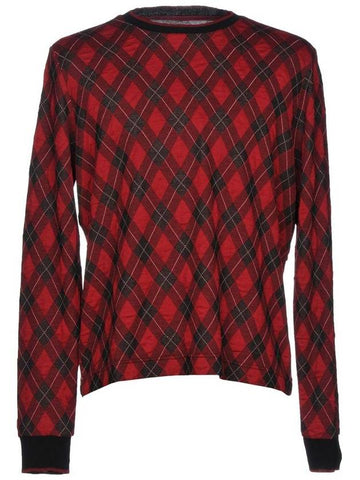 Red argyle check knit Antonio Malas - ANTONIO MARRAS - BALAAN 1