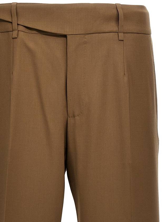 Straight Pants GP07DT FUBGC M0172 NEUTRALS - DOLCE&GABBANA - BALAAN 4