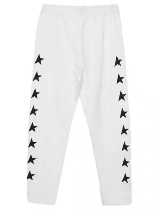 Star Collection Side Black White Road Jogging Pants Men s Training - GOLDEN GOOSE - BALAAN 1