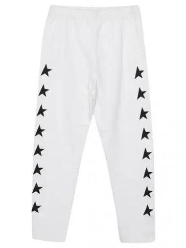 Star Collection Side Black White Road Jogging Pants - GOLDEN GOOSE - BALAAN 1