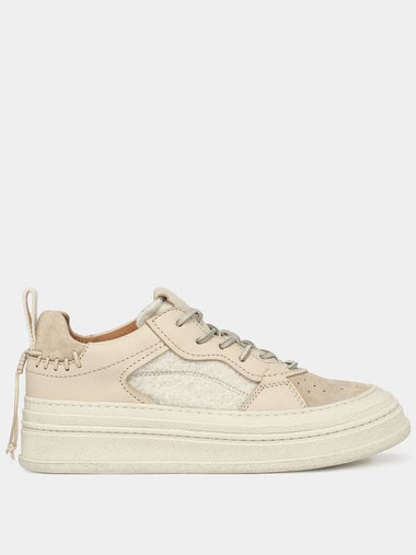 CIRCOLO WOOL LEATHER SNEAKERS - BUTTERO - BALAAN 1