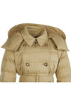 Detachable Hooded Cotton Gabardine Padding Beige - BURBERRY - BALAAN 5