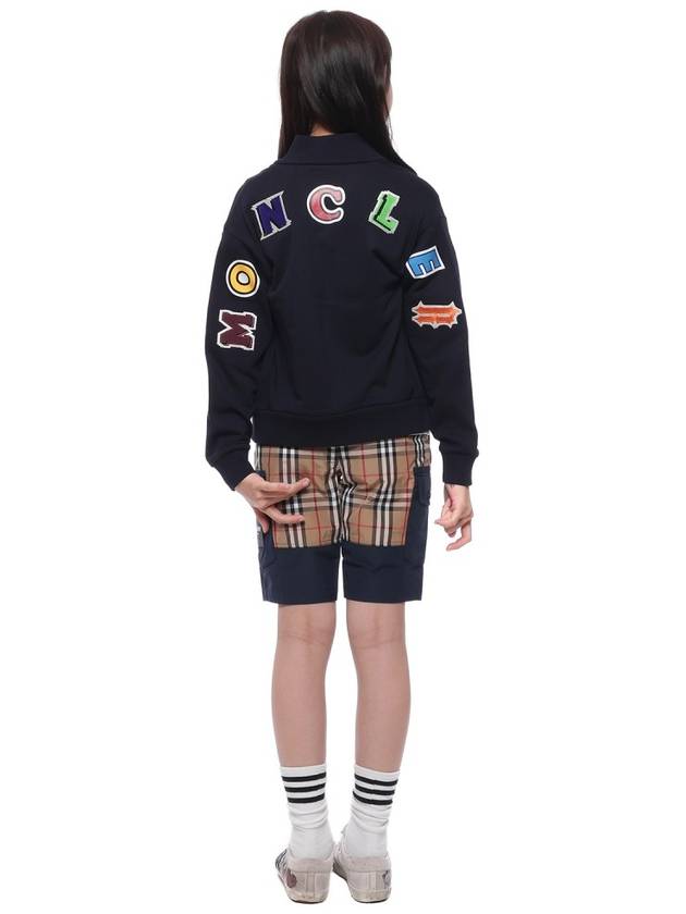 logo patch zipup jacket - MONCLER - BALAAN 5